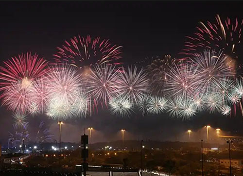 淳化县焰火晚会